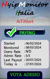 Banner monitoring per AiTiMart - Monitor Hyip Italia